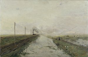 Landscape with a Train by Paul Joseph Constantin Gabriel